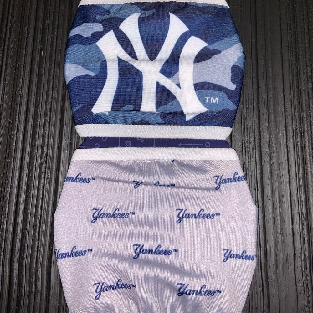 MLB NY NEW YORK YANKEES SM REUSABLE FACE MASKS
